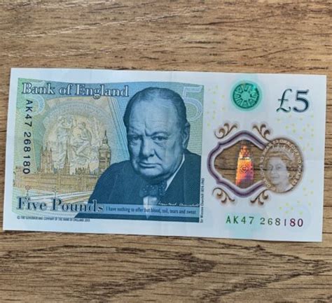 Rare Ak47 Five Pound Note Bank Of England £5 Collectors Note Ebay