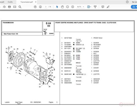 Landini New Power Farm 105 Parts Catalog Auto Repair Manual Forum Heavy Equipment Forums