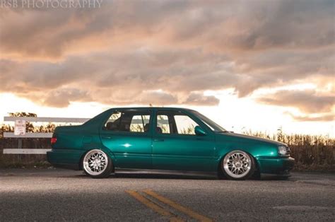 Vr6 Mantagreen Stanced Airride Jetta Mk3 Mkiii Vdub Slammed