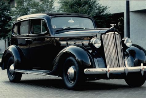 1937 Black Packard 120 With A 282 Straight Eight Engine For Sale