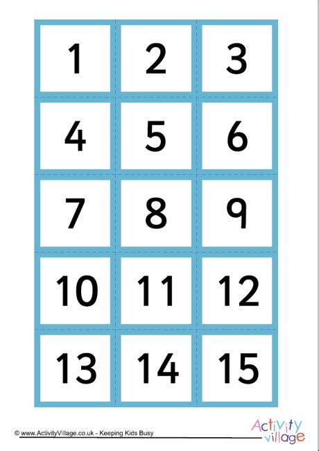 Printable Calendar Numbers Classroom