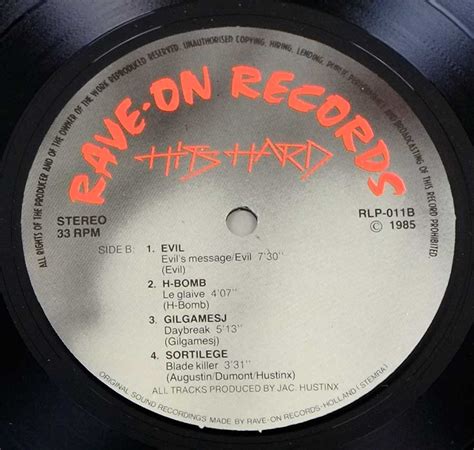 Various Artists Rave On Hits Hard 12 Lp Vinyl Album Cover Gallery