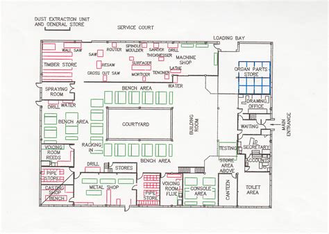 Manufacturing Plant Floor Plan Floorplansclick