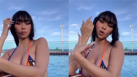 Paloma Mami posó en video con bikini de Hello Kitty y un comentario