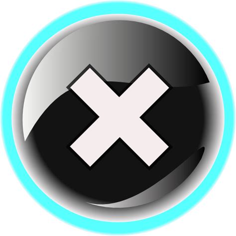 Cancel Icon Png Black