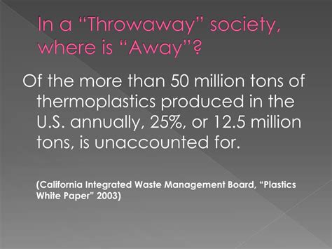 Throwaway Society Meaning