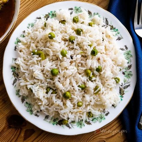 Matar Chawal Green Peas Pulao Rice In Pakistani Style So Yummy Recipes