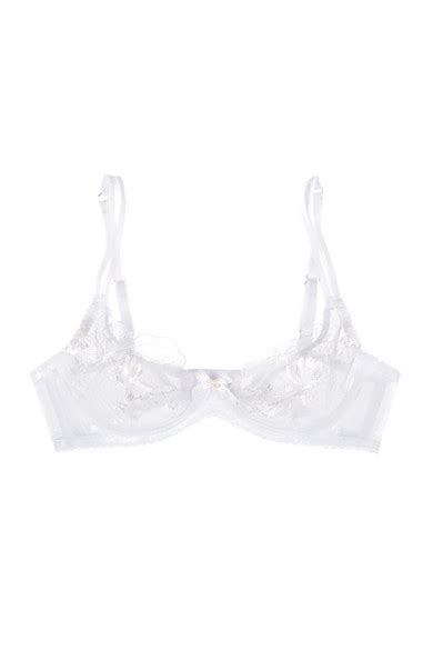 Agent Provocateur Callie Embroidered Tulle Underwired Bra Net A