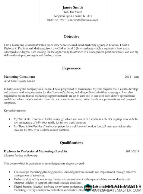 The curriculum vitae, also known as a cv or vita, is a comprehensive statement of your educational background, teaching, and research experience. Academic cv template masters application