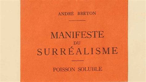Subastarán el mítico Manifiesto del Surrealismo del poeta francés André