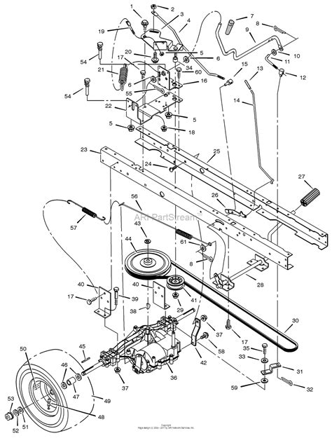 Murray Lawn Mower Drive Belt Diagram