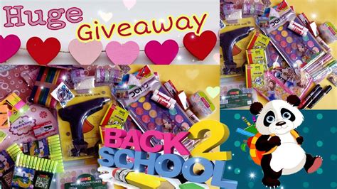 Back To School Supplies Giveaway 2019 Giveaway For 50k Fam Closed
