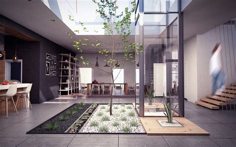 15 Beautiful And Unique House Plans With A Courtyard In 2020
