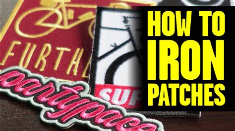 How To Iron Patches Youtube