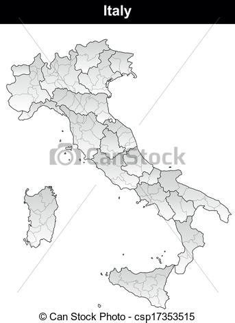 Italy Map Illustration Of Italy Province And Region Maps