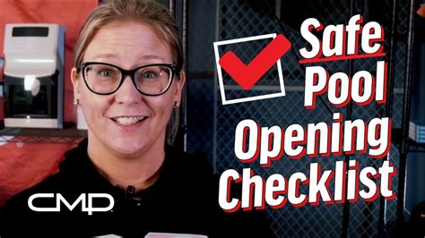 Pool Opening Checklist Team Cmp Youtube