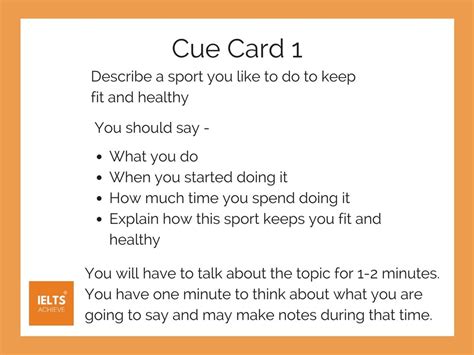 Ielts Speaking Cue Card Sport