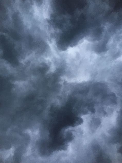 Gloomy Storm Clouds On Sunday Afternoon Taken With Iphone 6 Edited