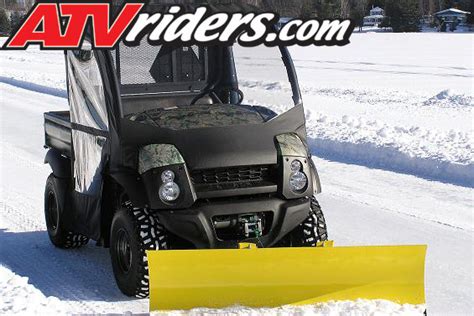 Atv And Utv Sxs Winter Snow Plow Buyers Guide Make Moving Snow Fun