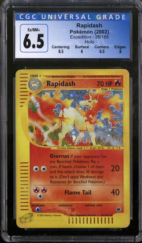 Pokemon Expedition Rapidash 26165 Cgc 65 Da Card World