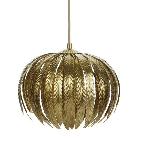 Featuring a sleek aluminium lacquered frame with a gold leaf finish softened by a large gold droplet to the base. Laura Ashley Lisbeth Gold Leaf Pendant Light | Ceiling ...