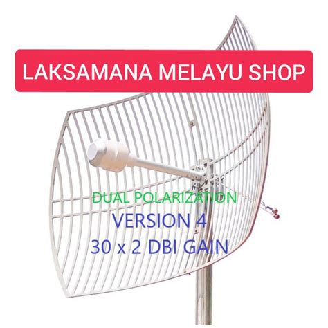 Mimo Parabolic Grid Antenna X Dbi Gain Version Dual Polarization