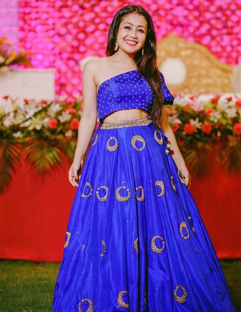 Follow Me Misha Verma Neha Kakkar Dresses Lehenga Blouse Designs Neha Kakkar