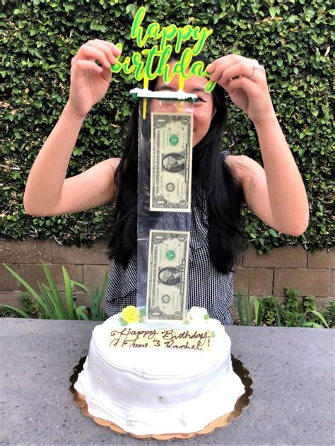 Money Pull-Out Hidden in Cake | Money cake, Money birthday ...