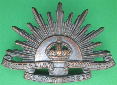 A Bronze Australian Commonwealth Military Forces Badge