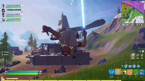 Fortnite Battle Royale Pc Practicing Leaping And Rolling With The