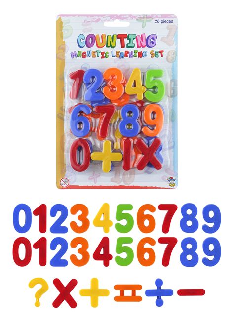 Magnetic Numbers Set 26 Pieces Henbrandt Ltd