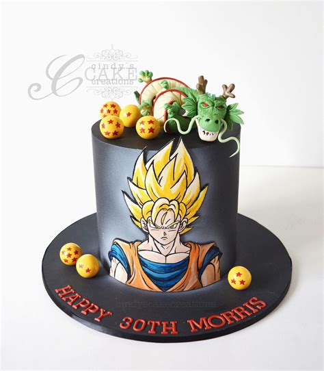 Dragon Ball Z Cake Topper Goku Super Saiyan Cake Decoration Birthday