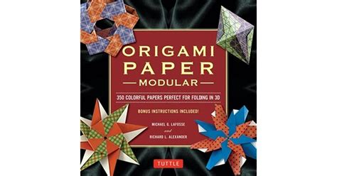 Modular Origami Paper Pack Tuttle Origami Paper 350 Colorful Papers