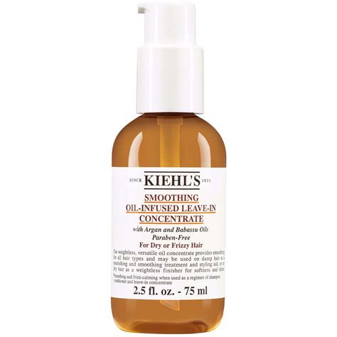 Kiehls Smoothing Oil Infused Leave In Concentrate 75 Ml S18465