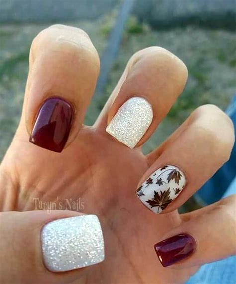 45 Pretty Winter Nails Art And Colors 2017