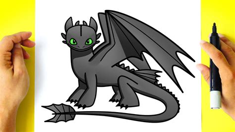 Como Desenhar O Drag O Banguela Como Dibujar A Chimuelo How To Draw Toothless Dragon Youtube