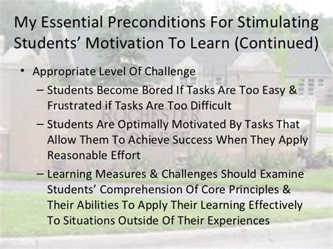 Motivating Students To Learn