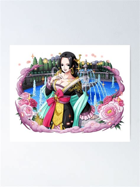 Boa Hancock Queen Anime Girl Waifu Hot Poster For Sale By Mihawksama Redbubble