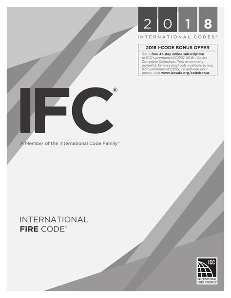 ICC IFC 2018 2018 International Fire Code CAS Resource