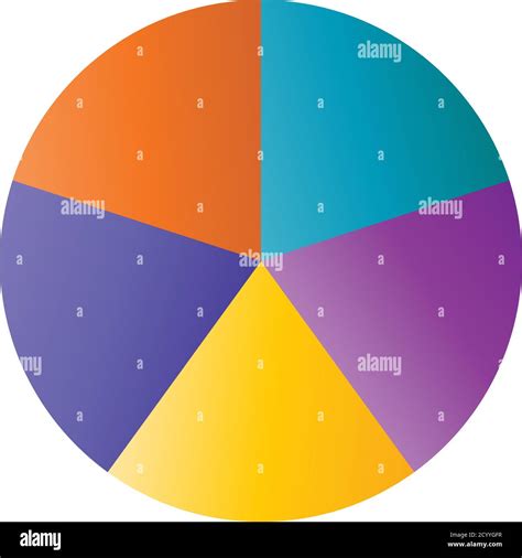 Circle Pie Chart Pie Diagram Icon From 2 To 20 Sections Simple Basic