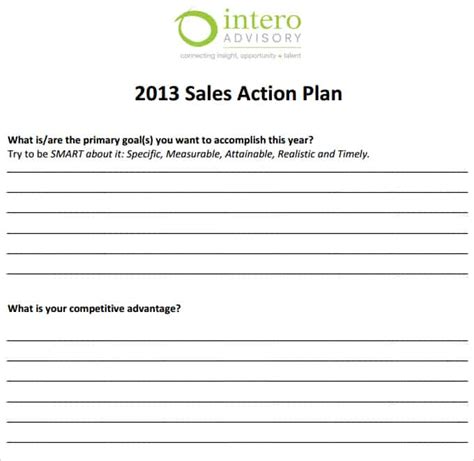 30 Free Sales Plan Templates In Word Excel Pdf