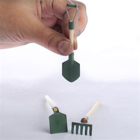 9pcs miniature hand garden tools wholesale cutter with 6pcs handle tools trowel and transplanter garden hand tool. Miniature Garden Tool Set - Doll Accessories - Doll Making ...