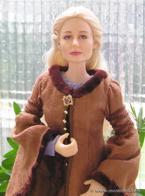 Éowyn In Her Refugee Outfit And Fur Edged Coat Ooak Doll Sewing