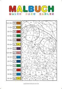 28 kostenlose arbeitsblätter zum einmaleins in der 2. Rechnen und malen ZR 20 - Matheaufgaben für die 1. Klasse ...