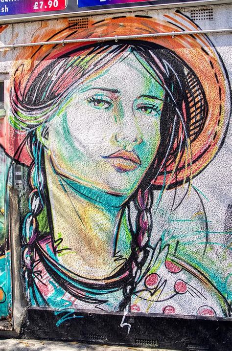 Graffiti Art Painting Of Camden Girl Photograph By Raymond Hill Pixels