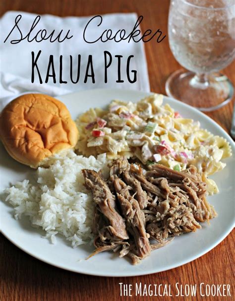 Slow Cooker Kalua Pig Recipe Slow Cooker Pork Slow Cooker Crock