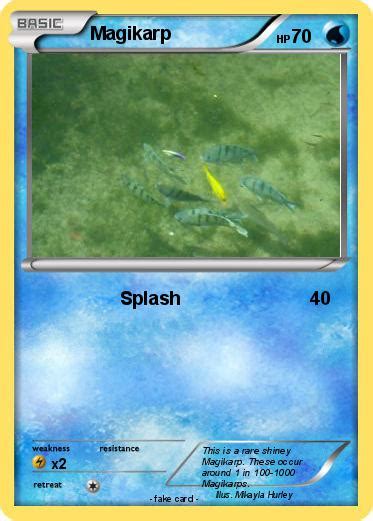 Pokémon Magikarp 1008 1008 Splash My Pokemon Card