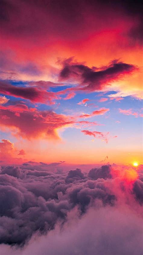 Colorful Clouds In Sunset Sky Sunnies Days