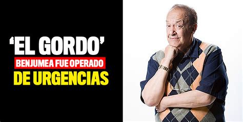 Tenía 80 años de edad. 'El Gordo' Benjumea fue operado de urgencias en Bogotá