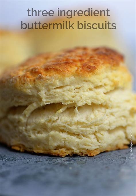 Three Ingredient Buttermilk Biscuit Recipe From Easy